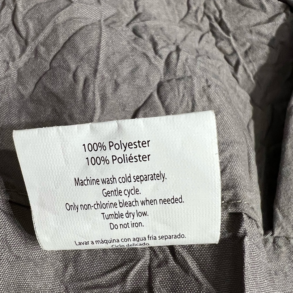Mainstays Gray Curtain 82” long x 27” wide